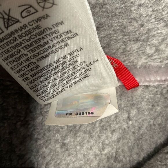 The North Face Womens Gray Crescent Ridge Shawl Sweater‎ Size M Toggle Button - Picture 6 of 10